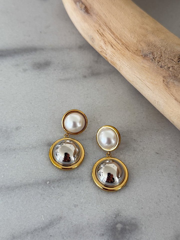 Luxe Pearl Earrings (Water Resistant)