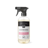 Linden & London Fleur Blanc counter spray bottle with essential oils for clean, fresh-smelling surfaces.