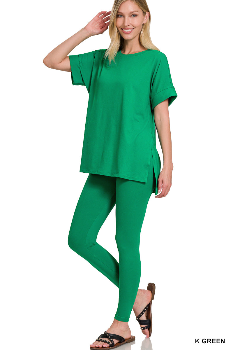 Kelly Green Loungewear Set
