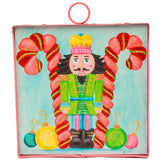 Colorful Merry & Bright Nutcracker mini gallery art for festive holiday décor.