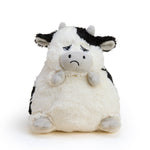 Moody Moo Warmies plush with weighted microwavable lavender-scented design.