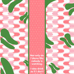 Funny cotton kitchen towel with “dance like nobody is watching” and drinking quote.