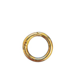 O Ring carabiner scarf necklace connector with spring clip for interchangeable scarf styling