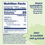 Skinny Mixes Natural Peach Margarita Mixer