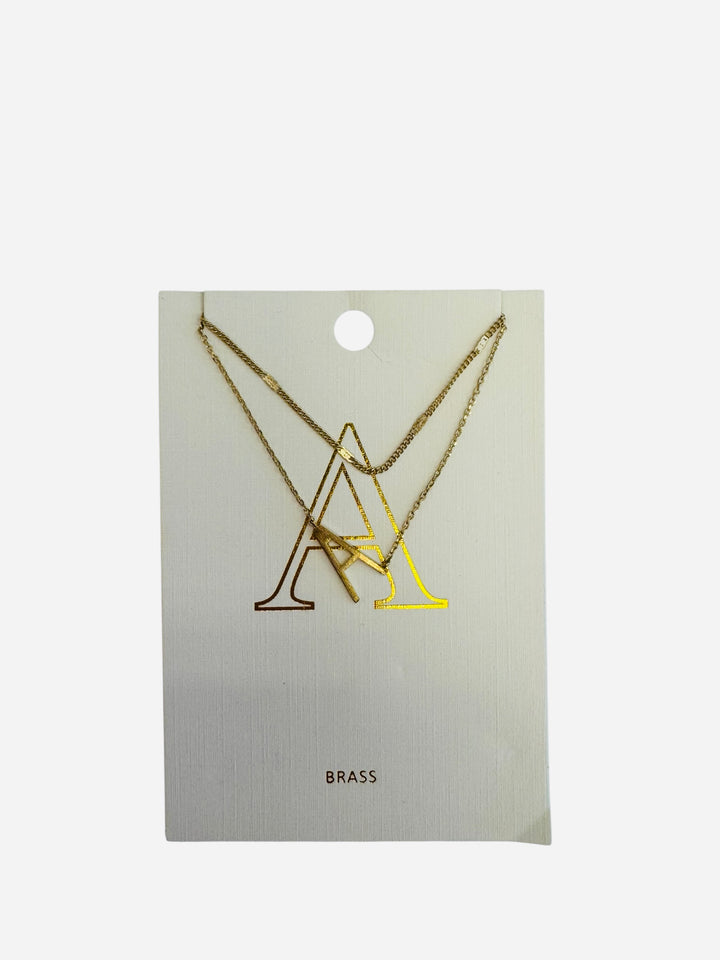 A Initial necklace