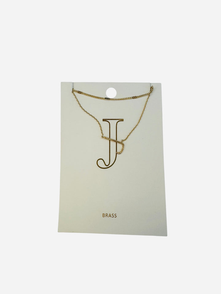 J Initial necklace