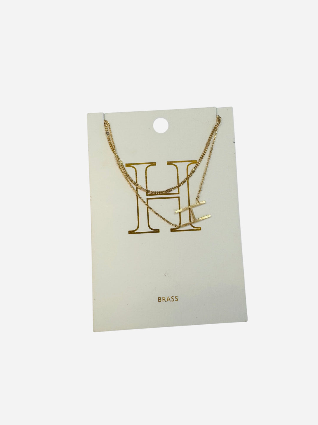 H Initial necklace