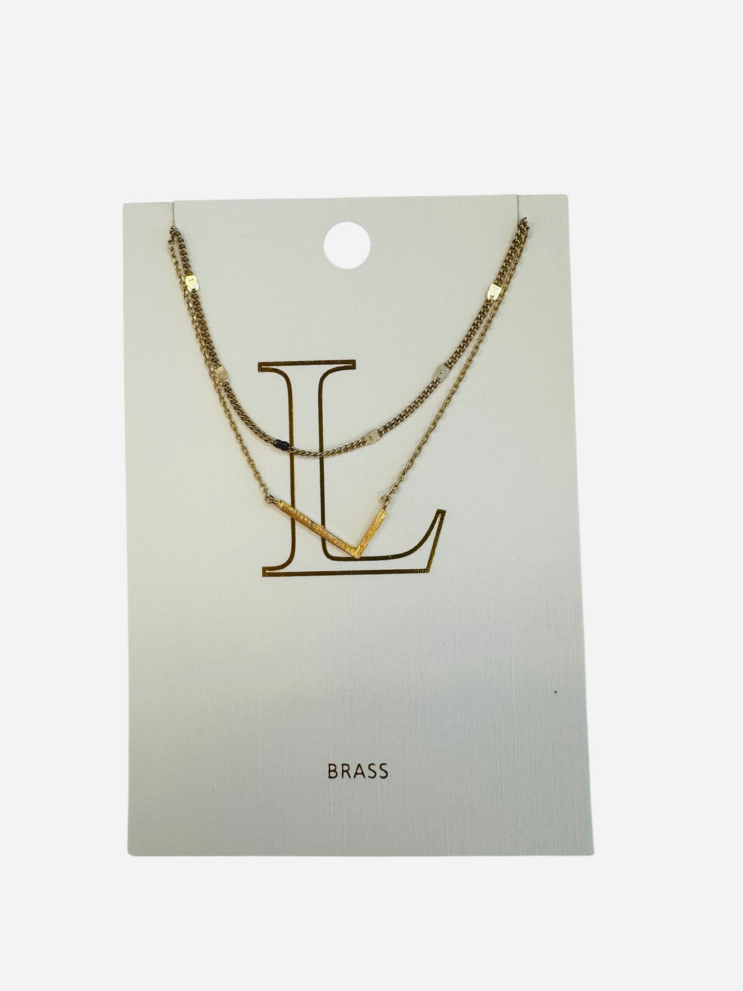 L Initial necklace