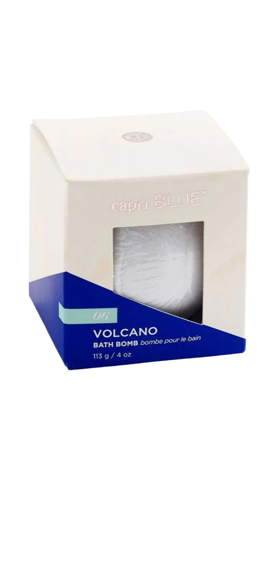 Volcano Bath Bomb 4oz – tropical citrus-scented bath bomb with coconut oil