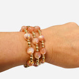 Blush Pink Bracelet Set Water Resistant