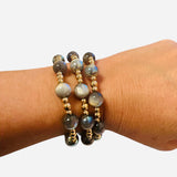 Grey Bracelet Set Water Resistant