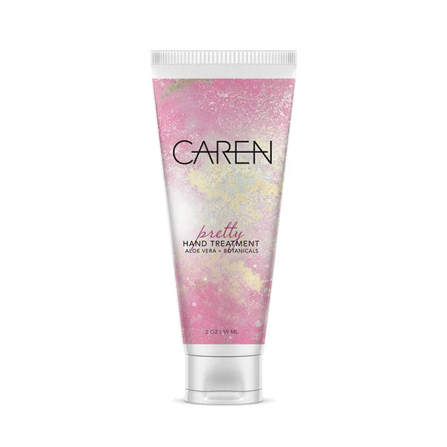 A sleek 2 oz tube of "Pretty" hand treatment.