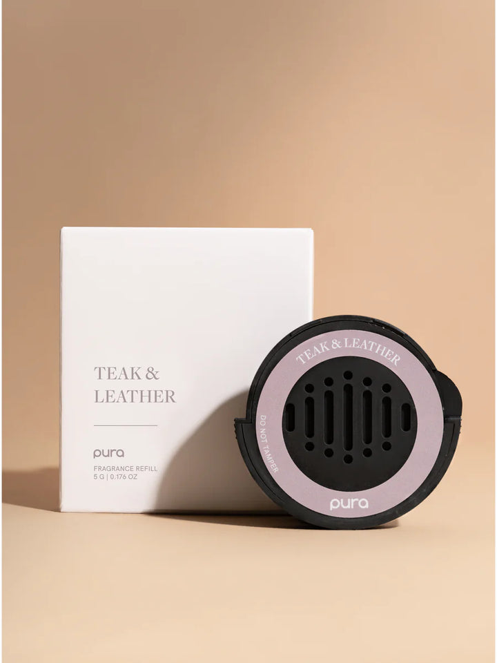 Pura Teak & Leather Car Refill