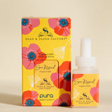 Pura Sun Kissed home fragrance refill with bright citrus and floral notes.