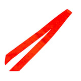 Red scarf tie, doubles as a purse twilly or handbag accessory.