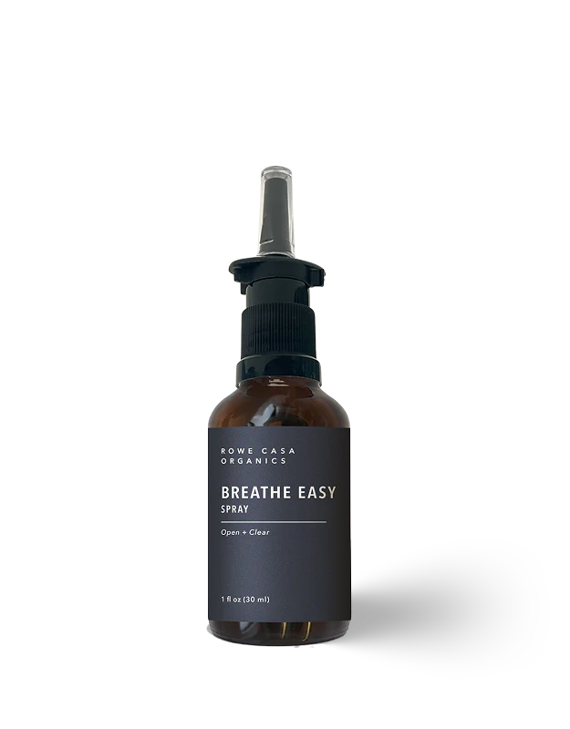 Clear breathing botanical nasal spray with colloidal silver and essential oils
