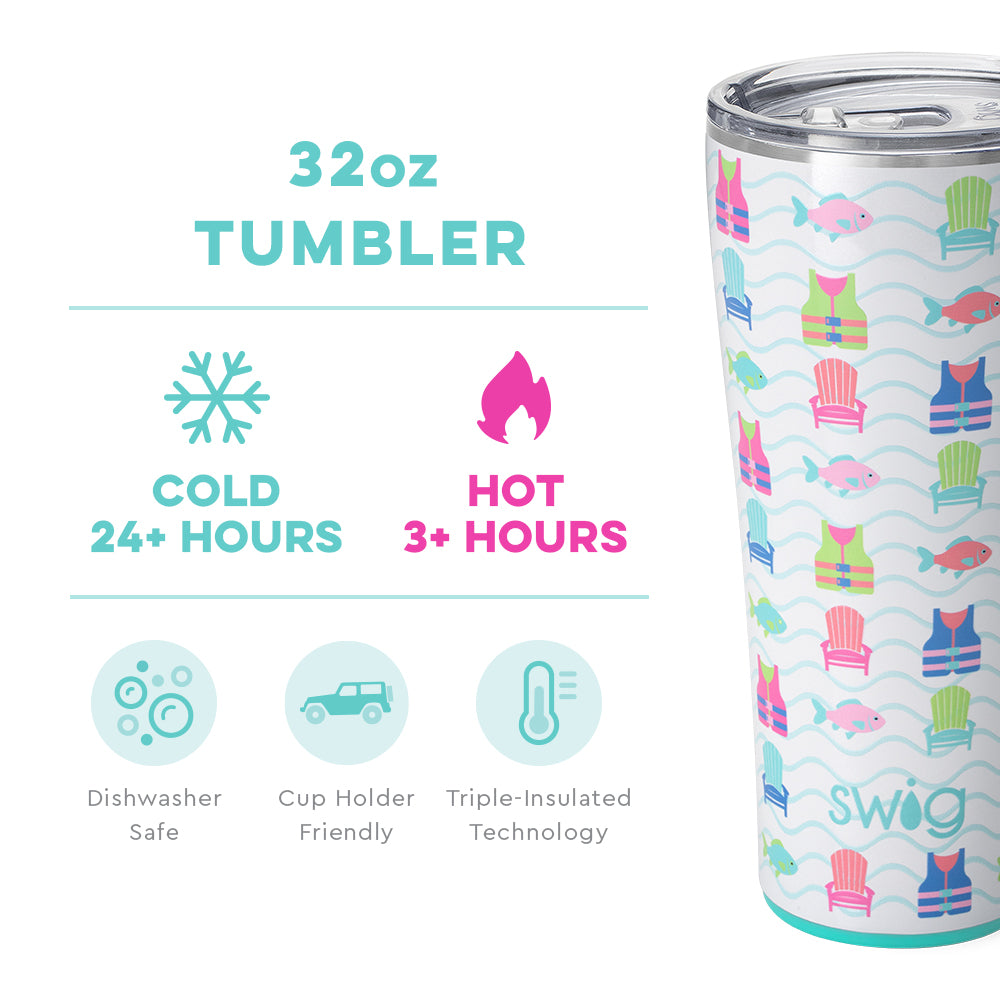 Swig Lake Girl Tumbler 32oz