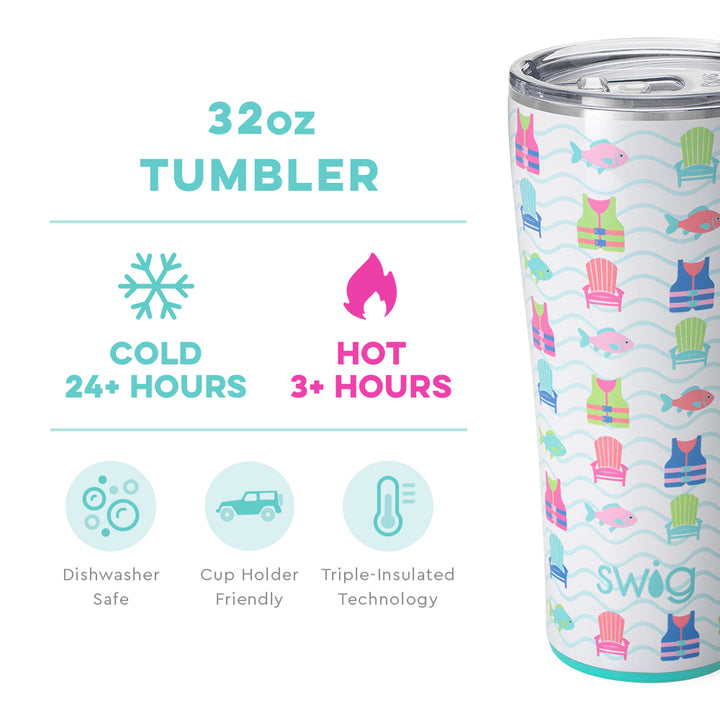 Swig Lake Girl Tumbler 32oz