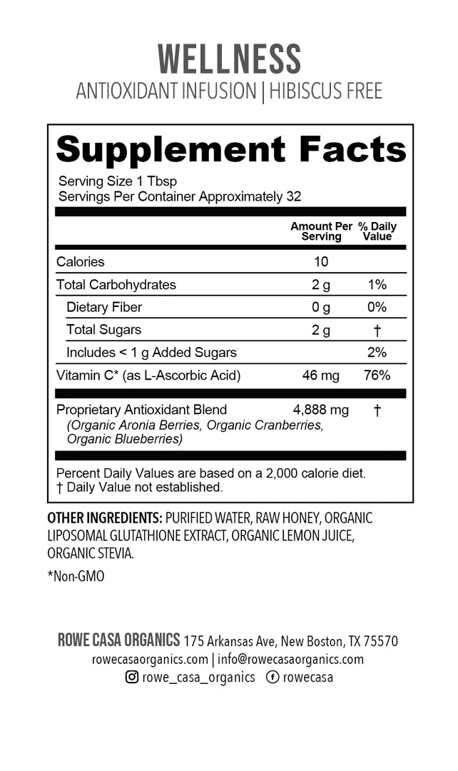 Rowe Casa Antioxidant Infusion 16 oz