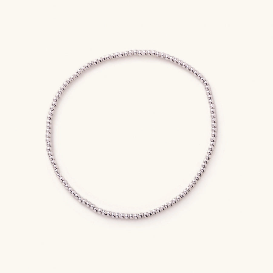 Waterproof Silver Ball Bracelet