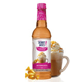 Skinny Mix sugar free butterscotch syrup for coffee, lattes, and drinks with zero sugar.
