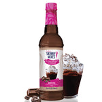 Skinny Mixes sugar free mocha syrup bottle with rich chocolate coffee flavor
