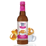 Skinny Mixes sugar free toasted marshmallow syrup bottle with campfire-inspired flavor.