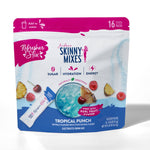 Tropical Punch electrolyte drink mix with 16 single-serve hydration sticks.