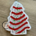 Snack Cake car freshie with Vanilla Buttercreme scent, fun bakery-inspired design for sweet car freshness.