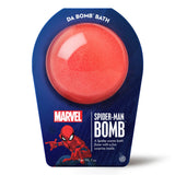 Spider-Man Bath Bomb with Spidey scent and hidden surprise, fun collectible for Marvel fans.