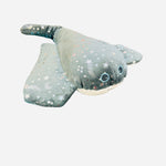 Stingray Warmies plush with deep sea colors, celestial stars and moons, microwavable lavender scented filling