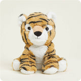 Tiger Warmies plush with soft weighted microwavable design and lavender scent.