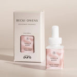 Pura Vanilla Berry fragrance vial with notes of berries, vanilla, and citrus