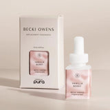 Pura Vanilla Berry fragrance vial with notes of berries, vanilla, and citrus