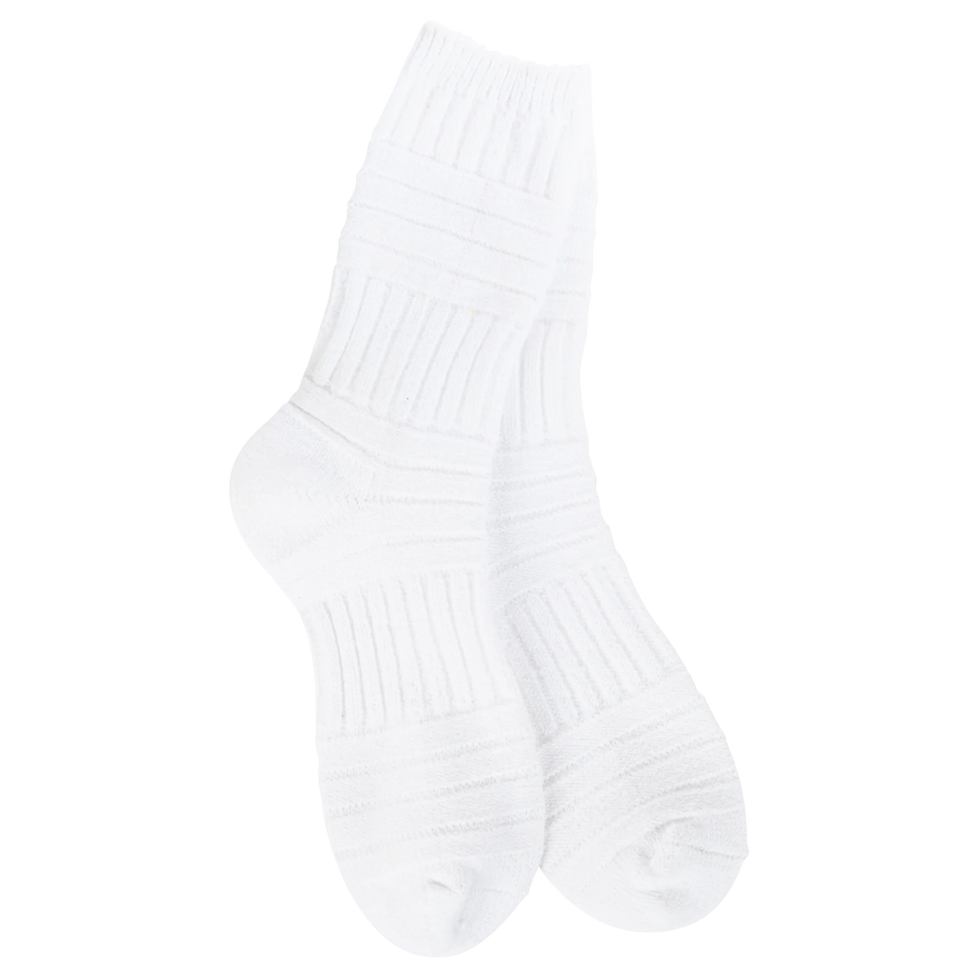 World’s Softest Socks in white crew style 