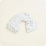 Warmies Marshmallow Gray Neck Wrap, microwavable and lavender-scented, for warmth, cooling relief, and relaxation.