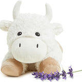 White Buffalo Warmies weighted plush, microwavable and scented with calming French lavender.