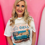 Women's rhinestone graphic tee with cheetah print and rhinestone embellishments