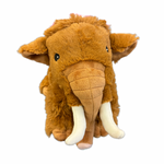 Wooly Mammoth Warmies® plush, fully microwavable, lavender-scented, and weighted for comfort, safe for all ages.