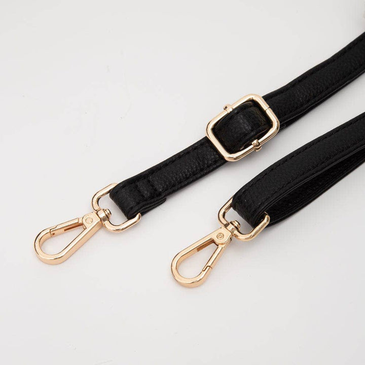 Black Clear Plastic Top Handle Crossbody