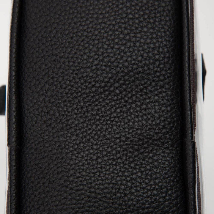 Black Clear Plastic Top Handle Crossbody