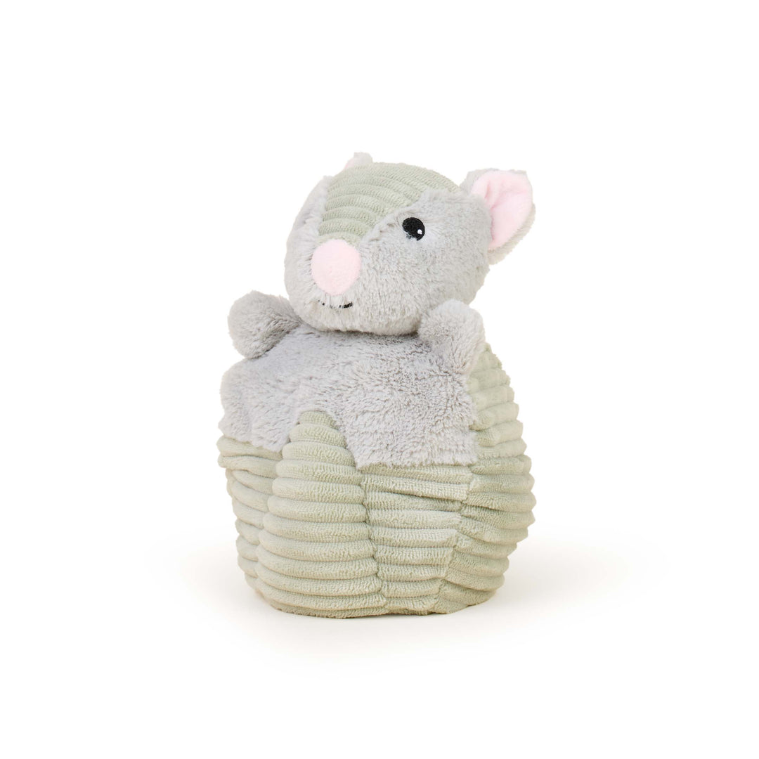 Armadillo Warmies plush, microwavable and lavender-scented, providing warmth or cooling comfort.