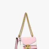 Pink & Red Keri Jeweled Bee Crossbody Bag