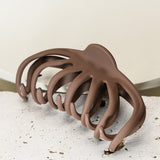 Oversized Slicked Back Hair Claw Clips