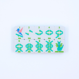 Crystal Confetti Purple Mahjong Tiles