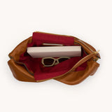 Hammitt Tom Zip Large Cocoa Raffia Handbag