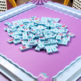 Purple Confetti Mahjong Mat