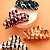 Candy Stripe Jumbo Hair Clip