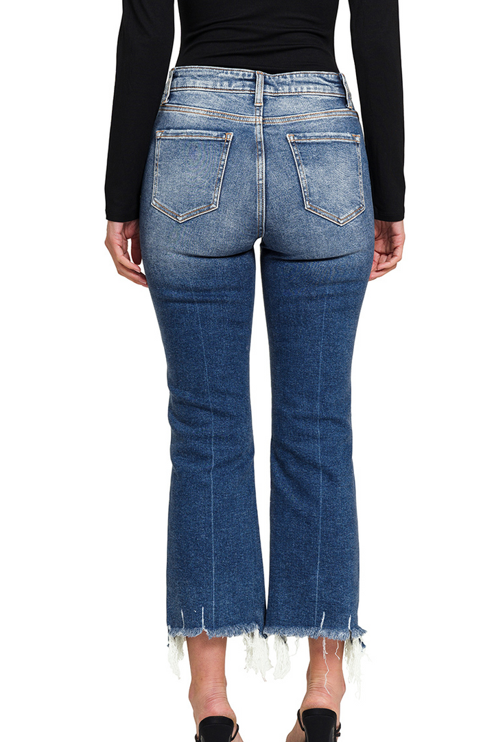 Kick Crop Flare Jeans