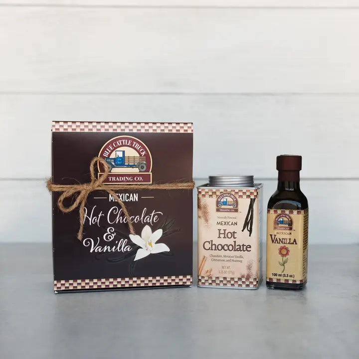 Blue Cattle Truck Vanilla & Hot Chocolate Gift Set